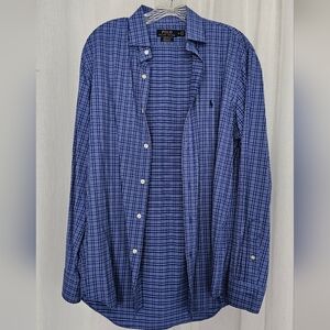 Polo Ralph Lauren Classic fit Performance Long Sleeve Button Down Shirt
